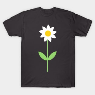 Summer White Daisies Cottage Garden Flowers Digital Art | Melanie Jensen Illustrations T-Shirt